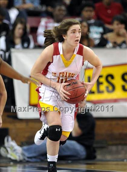 Thumbnail 2 in Lincoln vs. St. Francis (CIF SJS D1 Final) photogallery.
