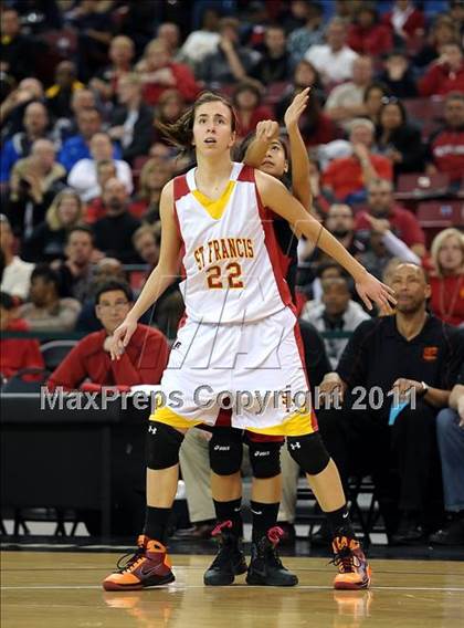 Thumbnail 2 in Lincoln vs. St. Francis (CIF SJS D1 Final) photogallery.