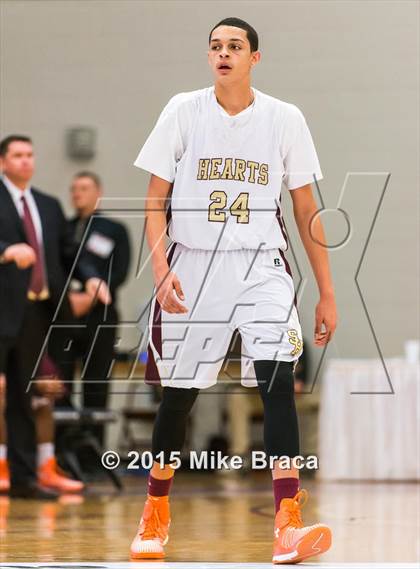 Thumbnail 3 in Christ the King vs Sacred Heart (Spalding HoopHall Classic) photogallery.
