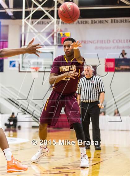 Thumbnail 3 in Christ the King vs Sacred Heart (Spalding HoopHall Classic) photogallery.