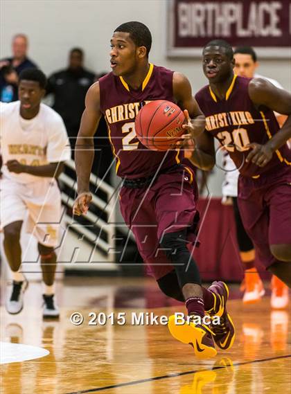 Thumbnail 3 in Christ the King vs Sacred Heart (Spalding HoopHall Classic) photogallery.