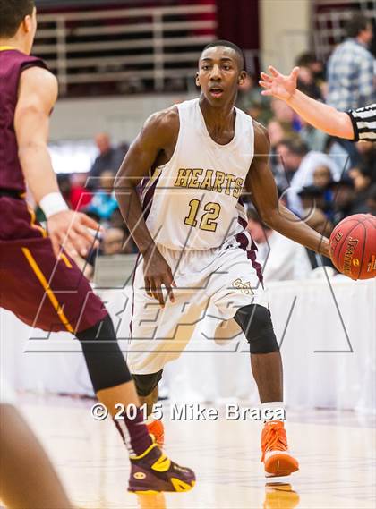 Thumbnail 3 in Christ the King vs Sacred Heart (Spalding HoopHall Classic) photogallery.