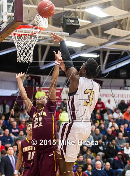 Thumbnail 1 in Christ the King vs Sacred Heart (Spalding HoopHall Classic) photogallery.