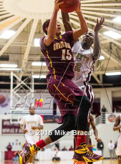 Thumbnail 2 in Christ the King vs Sacred Heart (Spalding HoopHall Classic) photogallery.