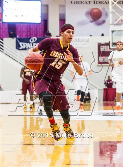 Thumbnail 3 in Christ the King vs Sacred Heart (Spalding HoopHall Classic) photogallery.