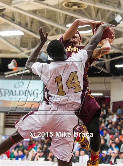 Thumbnail 2 in Christ the King vs Sacred Heart (Spalding HoopHall Classic) photogallery.
