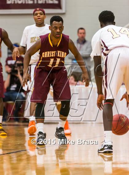 Thumbnail 1 in Christ the King vs Sacred Heart (Spalding HoopHall Classic) photogallery.