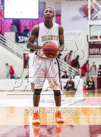 Thumbnail 1 in Christ the King vs Sacred Heart (Spalding HoopHall Classic) photogallery.