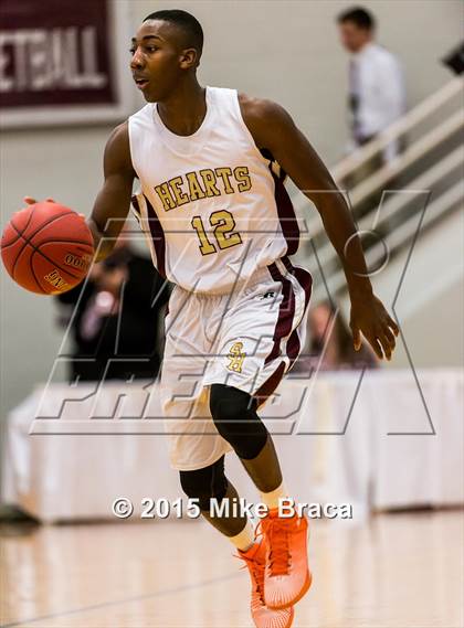 Thumbnail 3 in Christ the King vs Sacred Heart (Spalding HoopHall Classic) photogallery.