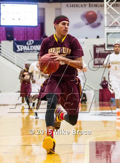 Thumbnail 1 in Christ the King vs Sacred Heart (Spalding HoopHall Classic) photogallery.