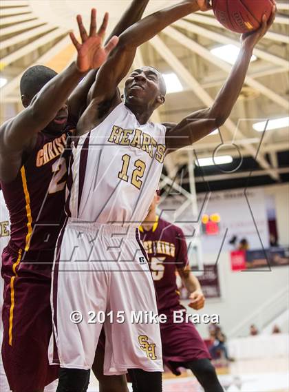 Thumbnail 3 in Christ the King vs Sacred Heart (Spalding HoopHall Classic) photogallery.