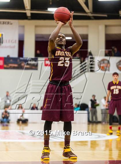 Thumbnail 3 in Christ the King vs Sacred Heart (Spalding HoopHall Classic) photogallery.