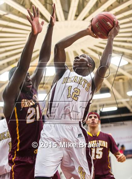 Thumbnail 1 in Christ the King vs Sacred Heart (Spalding HoopHall Classic) photogallery.