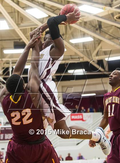 Thumbnail 2 in Christ the King vs Sacred Heart (Spalding HoopHall Classic) photogallery.