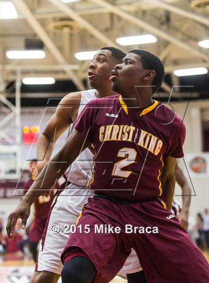 Thumbnail 2 in Christ the King vs Sacred Heart (Spalding HoopHall Classic) photogallery.