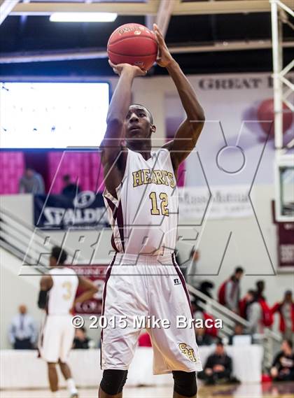 Thumbnail 3 in Christ the King vs Sacred Heart (Spalding HoopHall Classic) photogallery.