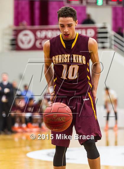 Thumbnail 1 in Christ the King vs Sacred Heart (Spalding HoopHall Classic) photogallery.