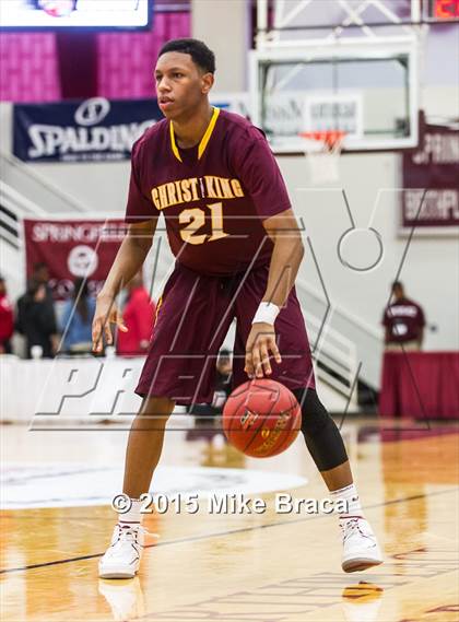 Thumbnail 1 in Christ the King vs Sacred Heart (Spalding HoopHall Classic) photogallery.