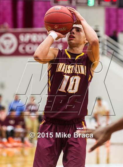 Thumbnail 2 in Christ the King vs Sacred Heart (Spalding HoopHall Classic) photogallery.