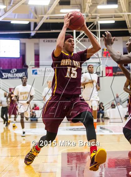 Thumbnail 2 in Christ the King vs Sacred Heart (Spalding HoopHall Classic) photogallery.