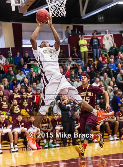 Thumbnail 1 in Christ the King vs Sacred Heart (Spalding HoopHall Classic) photogallery.