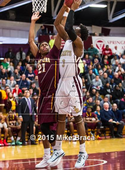 Thumbnail 1 in Christ the King vs Sacred Heart (Spalding HoopHall Classic) photogallery.