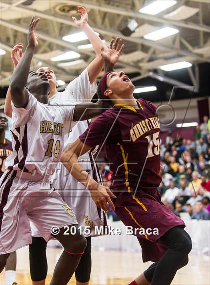 Thumbnail 1 in Christ the King vs Sacred Heart (Spalding HoopHall Classic) photogallery.