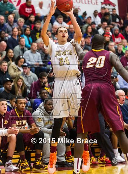 Thumbnail 2 in Christ the King vs Sacred Heart (Spalding HoopHall Classic) photogallery.