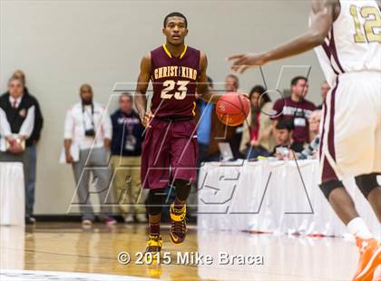 Thumbnail 1 in Christ the King vs Sacred Heart (Spalding HoopHall Classic) photogallery.