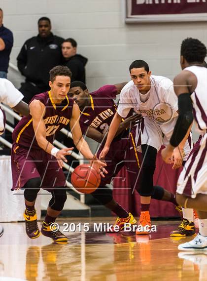Thumbnail 1 in Christ the King vs Sacred Heart (Spalding HoopHall Classic) photogallery.