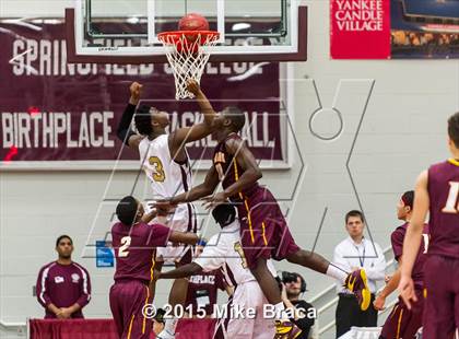 Thumbnail 3 in Christ the King vs Sacred Heart (Spalding HoopHall Classic) photogallery.