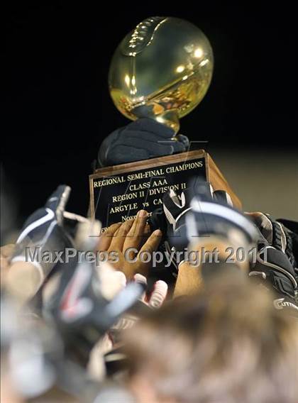 Thumbnail 1 in Argyle vs. Carthage (3A Division 2 Region 2 Semifinals) photogallery.