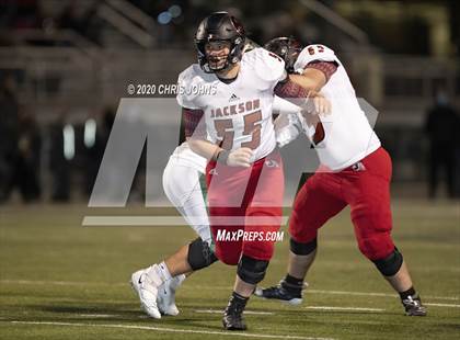 Thumbnail 1 in Jackson @ Fort Zumwalt North (MSHSAA Class 5 Semifinal) photogallery.