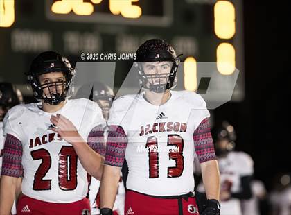 Thumbnail 1 in Jackson @ Fort Zumwalt North (MSHSAA Class 5 Semifinal) photogallery.