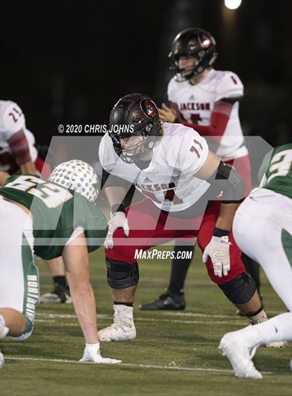 Thumbnail 1 in Jackson @ Fort Zumwalt North (MSHSAA Class 5 Semifinal) photogallery.