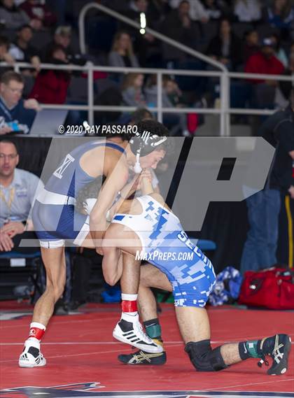 Thumbnail 1 in NYSPHSAA Wrestling Championships - Quarter Finals 99 lbs - 145 lbs photogallery.