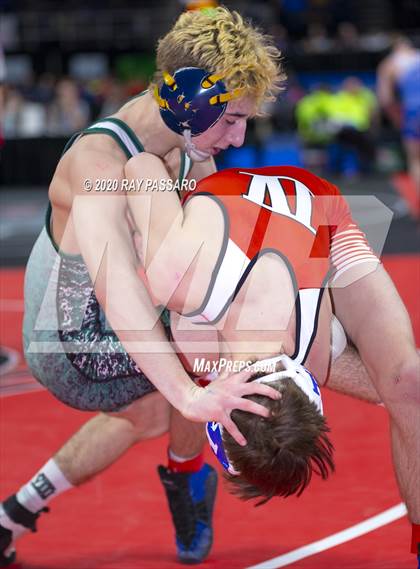 Thumbnail 1 in NYSPHSAA Wrestling Championships - Quarter Finals 99 lbs - 145 lbs photogallery.