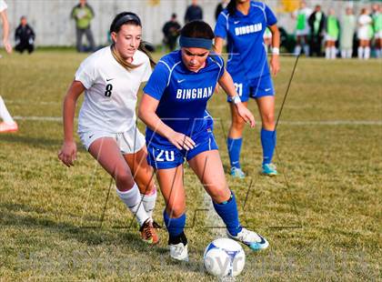Thumbnail 1 in Bingham vs Hillcrest (UHSAA 5A First Round Playoff) photogallery.