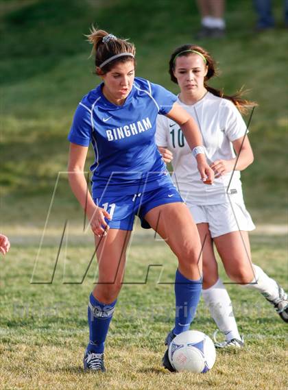 Thumbnail 3 in Bingham vs Hillcrest (UHSAA 5A First Round Playoff) photogallery.