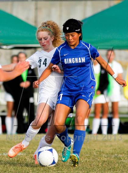 Thumbnail 2 in Bingham vs Hillcrest (UHSAA 5A First Round Playoff) photogallery.