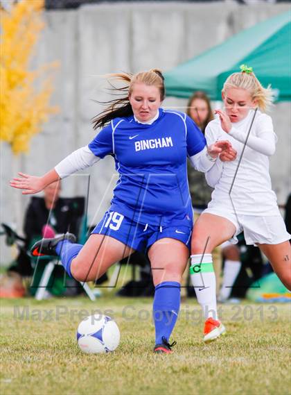 Thumbnail 3 in Bingham vs Hillcrest (UHSAA 5A First Round Playoff) photogallery.