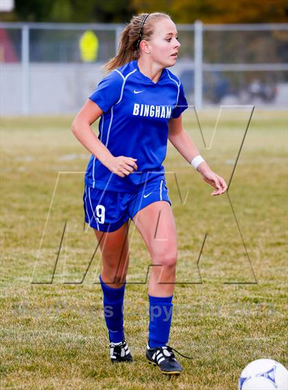 Thumbnail 1 in Bingham vs Hillcrest (UHSAA 5A First Round Playoff) photogallery.