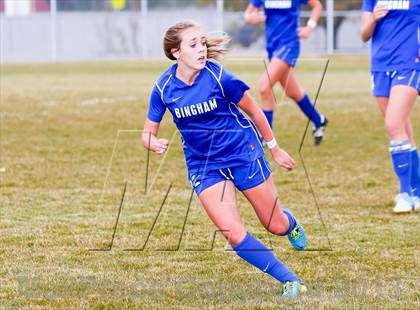 Thumbnail 2 in Bingham vs Hillcrest (UHSAA 5A First Round Playoff) photogallery.