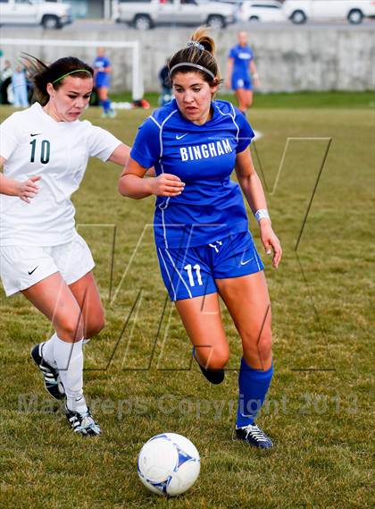 Thumbnail 1 in Bingham vs Hillcrest (UHSAA 5A First Round Playoff) photogallery.