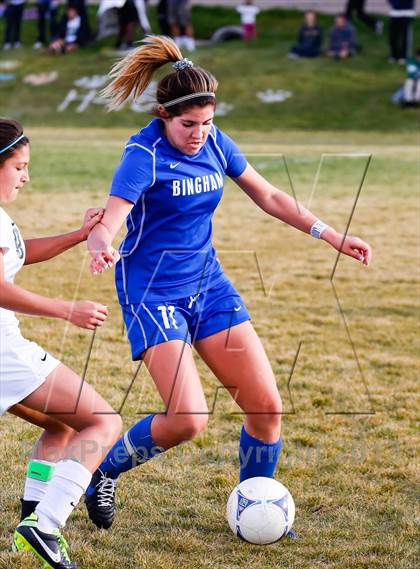 Thumbnail 1 in Bingham vs Hillcrest (UHSAA 5A First Round Playoff) photogallery.