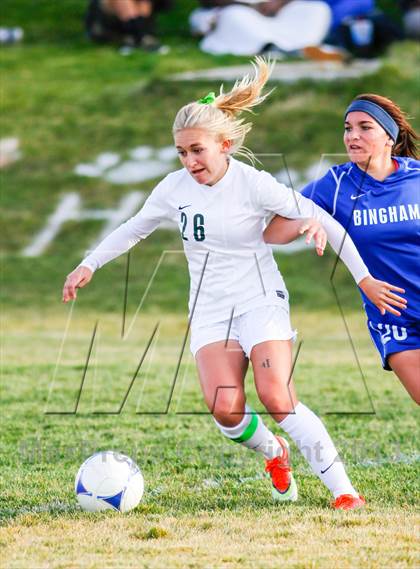 Thumbnail 2 in Bingham vs Hillcrest (UHSAA 5A First Round Playoff) photogallery.