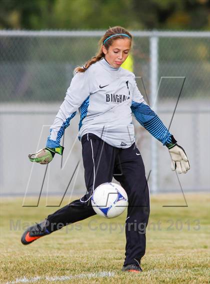 Thumbnail 3 in Bingham vs Hillcrest (UHSAA 5A First Round Playoff) photogallery.