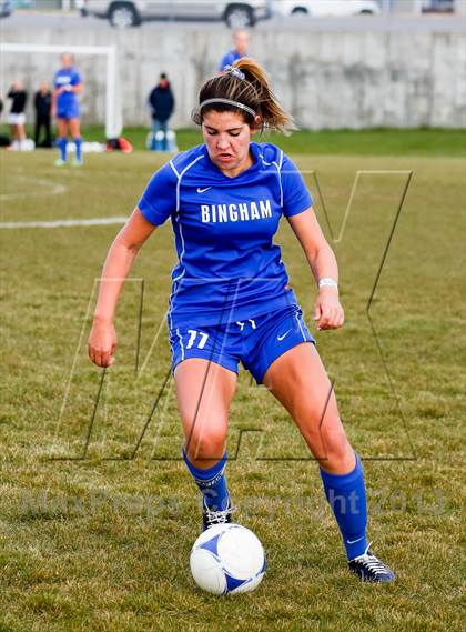 Thumbnail 1 in Bingham vs Hillcrest (UHSAA 5A First Round Playoff) photogallery.