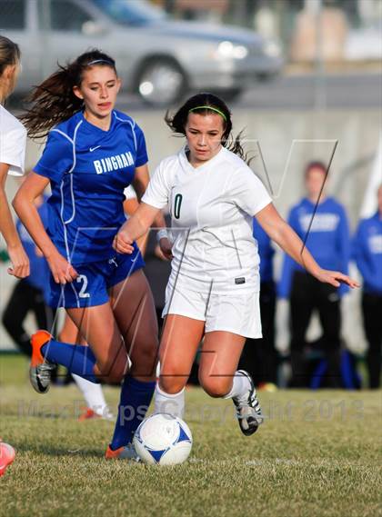 Thumbnail 1 in Bingham vs Hillcrest (UHSAA 5A First Round Playoff) photogallery.