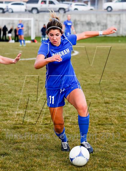 Thumbnail 3 in Bingham vs Hillcrest (UHSAA 5A First Round Playoff) photogallery.